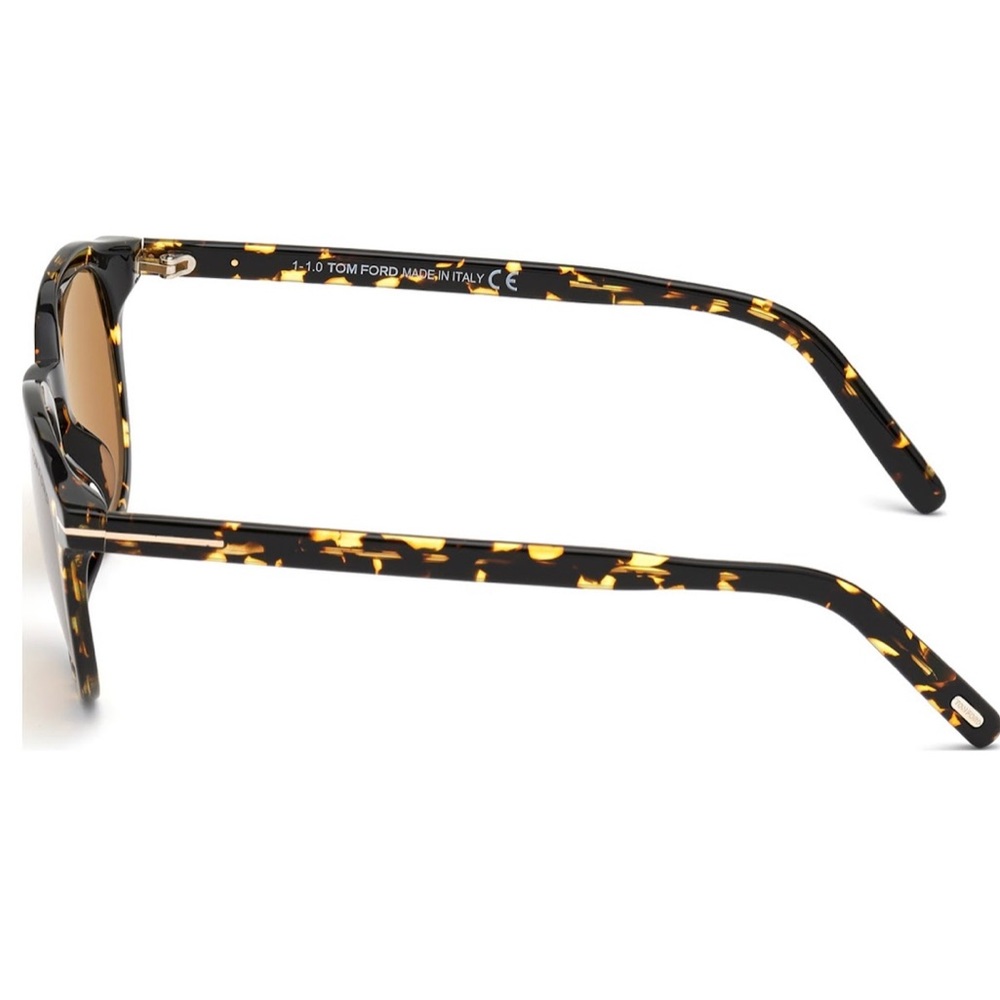 Men Sunglasses Tom Ford FT 0816 Pax 52E Shiny Dark Havana Brown Lenses AUTHENTIC - Picture 11 of 16